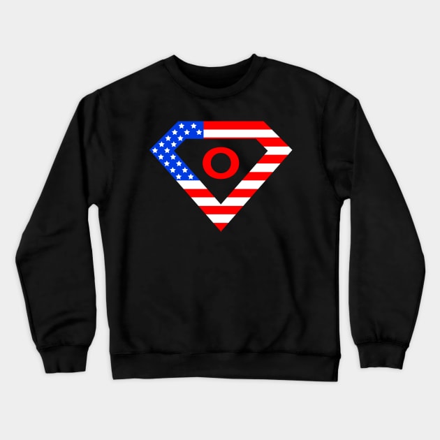 Super letter Crewneck Sweatshirt by Florin Tenica